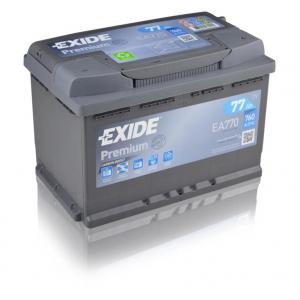 EXIDE Premium EA770 | 12V | 77Ah | 760A 12V